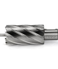 Annular cutter with Weldon shank, 1-5/16 in diameter, 2 in cutting depth, HSS.
