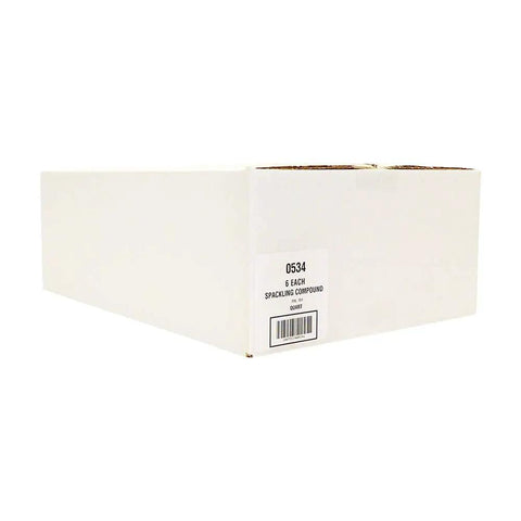 Pre-Mixed Vinyl Spackling 1 Quart for Interior and Exterior Use, Easy Apply With Any Putty Knife, Sands Smooth After Cure, Paintable Finish, Ideal for Quick DIY Wall Patches and Seam Repairs