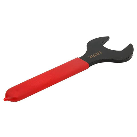 Castle Nut Wrench For ER20A Clamping Collet Chuck Spanner with red handle, heavy duty cast steel, heat treated for engraving machines.