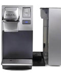 Office Pro Style Commercial Single Cup Coffee Maker With K Cup Pod Compatible Colorful Touchscreen, front view