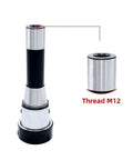 Heavy Duty Chuck Collet Nut M12 R8 ER Tool Holder For Milling Machine with M12 thread detail and silver construction.