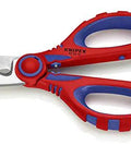 Electricians Shears With Ferrule Crimp Area Up To 6 Square Millimeters, 6.25 Inch Pro Grade Stainless Steel Blades With Fine Serration