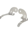 Left And Right Adjustable Stainless Steel Chrome Fog Light Mounting Brackets For Mini R50 R52 R53 2001 To 2006 Replacement Predrilled 2 Pack