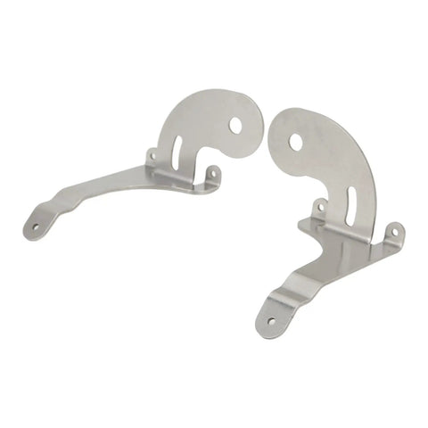 Left And Right Adjustable Stainless Steel Chrome Fog Light Mounting Brackets For Mini R50 R52 R53 2001 To 2006 Replacement Predrilled 2 Pack