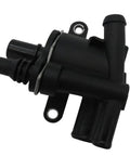 Top Notch Coolant Degas Separator Tank For Land Rover Discovery Evoke Xf And F Type Models, black plastic construction, multiple hose connections.