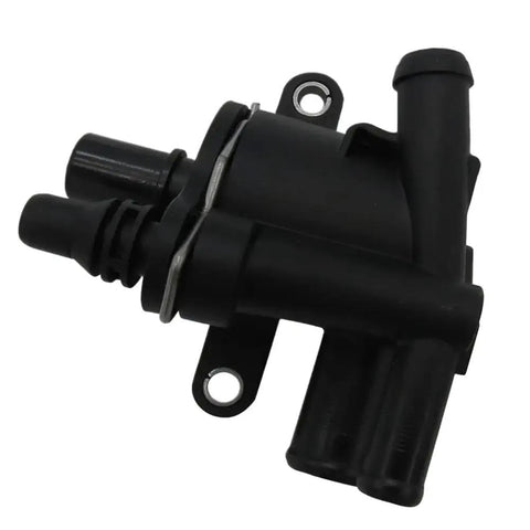 Top Notch Coolant Degas Separator Tank For Land Rover Discovery Evoke Xf And F Type Models, black plastic construction, multiple hose connections.