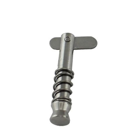 Quick release spring pin for Two Pack Stainless Steel 316 Top Jaw Slide Sets in seven eighths inch and one inch sizes.