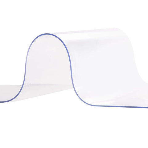 Clear PVC Strip Curtain 12 Pack For Walk In Freezers, Coolers And Warehouse Doors folded in wave, durable plastic material