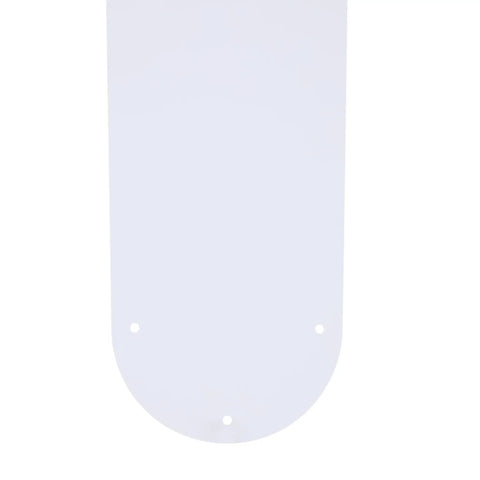 Close-up of one white blade from Replacement 20.63 Inch Fan Blades Five Piece Set For 52 Inch Outdoor Ceiling Fans