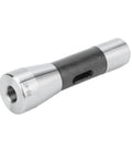 MT1 Reducing Spindle Adapter With Morse Taper Drill Sleeve In Premium Alloy Steel, 114mm length for lathe applications.
