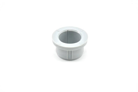 Wheel Bushing Set For Tow Behind Lawn Sweeper Replacement 4 Pack Fits 42 Inch Wide Sweepers To Restore Smooth Wheel Action And Durable Performance On Yard Cleanup, white plastic bushing