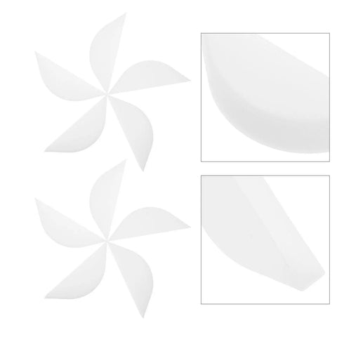 White Pro Grade Protective Corner Guards for Picture Frames and Glass Tables with Durable Plastic Edge Protectors shown in detail