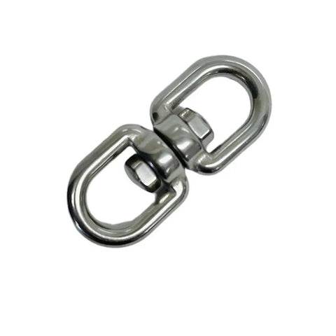 Top Shelf Eye Eye Swivel Crafted From Hella Strong Marine Grade Stainless Steel 316 Featuring An Awesome 1500 Lbs Working Load Limit And Gnarly Three Sixty Spin Action For Heavy Duty Towing Rigging That Truly Nail The Job Every Time.