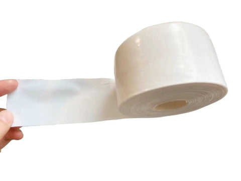 Oily PTFE Thread Seal Tape For Natural Gas 5 Rolls 25mm By 0.2mm High Temp Resistance Up To 260C Tight Seal On Gas Lines