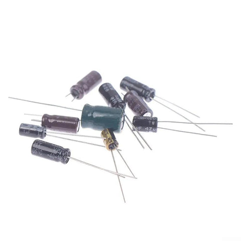 25 Pcs GameGear Capacitor Set For GG Motherboard Replacement, Standard Size Metal Capacitors For Stable Console Repair And Reliable Performance In Industrial Equipment Supplies