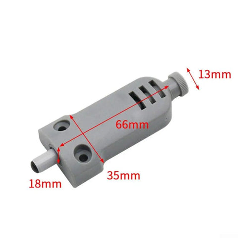 Soft Close Damper For Kitchen Cabinets And Bathroom Drawers With Silent Buffer System Easy Screw Install ABS Plastic Construction, 66mm long.