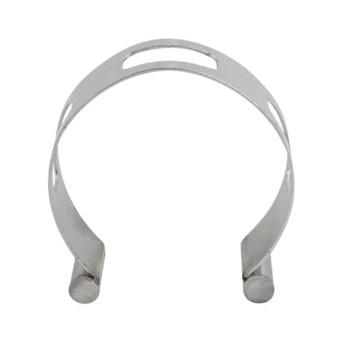 Heavy Duty Stainless Steel Exhaust Tacking Band Clamp For 2.5 Inch Fabrication And Welding Projects To Nail Down Your Builds With Ease, front view.