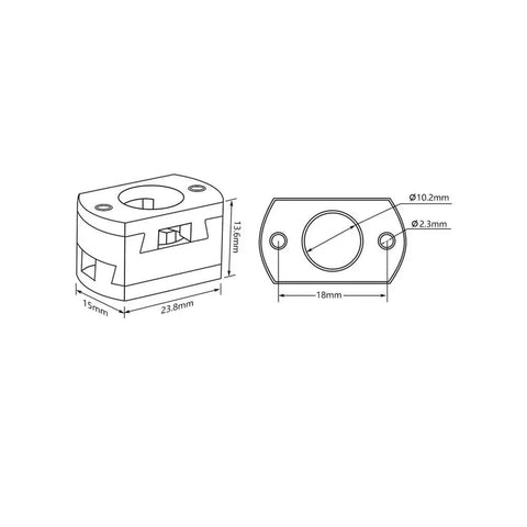 Rock Solid Oldham Coupling T8 Z Axis Screw For 3D Printer Hot Bed Upgrades Compatible With BLV Ender 3 CR10 S4 S5 Models Perfect Stable Durable Fit That Will Make Your Prints Crisp And Smooth Without Worrying About Any Loose Connections Or, 23.8mm metal coupler
