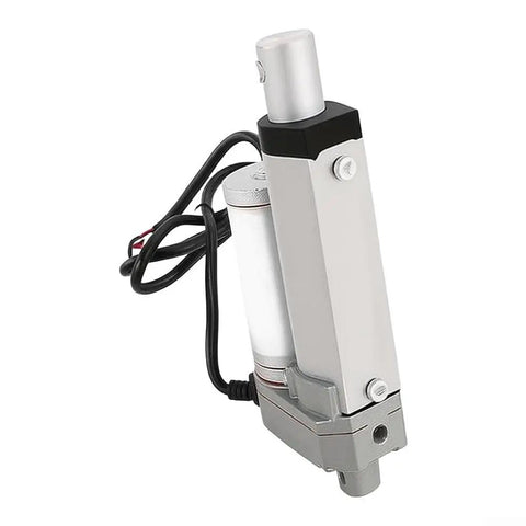 Badass 12V Electric Linear Actuator Motor Pumping Out Solid 900N Push Pull Force And Smooth 10Mm Per Second Motion with aluminum casing.