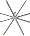 Heavy Duty Industrial Ceiling Fan 236 Inch HVLS Large Diameter Air Circulator with eight rugged aluminum blades.