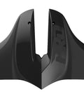 Classic PRO Hydrofoil Kit for 40-300 HP Boats Black Outboard Stabilizer Fins front view angle