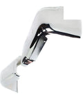 Upgrade Your Ride With Premium Steel Rear Bumper End Caps For Ford F150 2009-2014 Chrome Finish Left And Right Side Fitment Includes FX4 Lariat Platinum STX XL XLT SVT Raptor Limited Models Perfect Upgrade! chrome steel bumper end caps, left side view