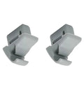 Sun Visor Clip Replacement For Mitsubishi Outlander 2014 To 2020 And ASX 2012 To 2016 Lancer Evo 10 Grey 2 Pack Tough Plastic