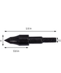 Pro Grade 100 Grain Field Points For Target Practice And Hunting Arrows, Stainless Steel Screw In Field Tips, 1.6 Inch Length