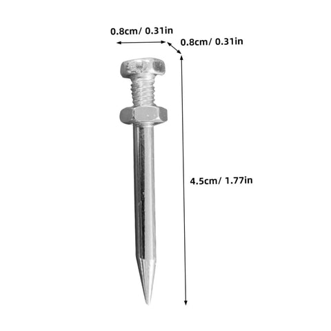 20 Piece Lawn Aerator Shoes Spikes Replacement Metal Pegs For Garden Soil Aeration And Lawn Care Tools Durable Aerator