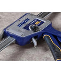 IRWIN Quick-Lift construction jack, blue-gray metal hand-lifting tool with black-yellow grip