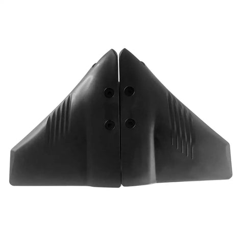 Black hydrofoil stabilizer dorsal fin wing sting for 5 to 150 HP outboard engines, durable marine part, easy install.