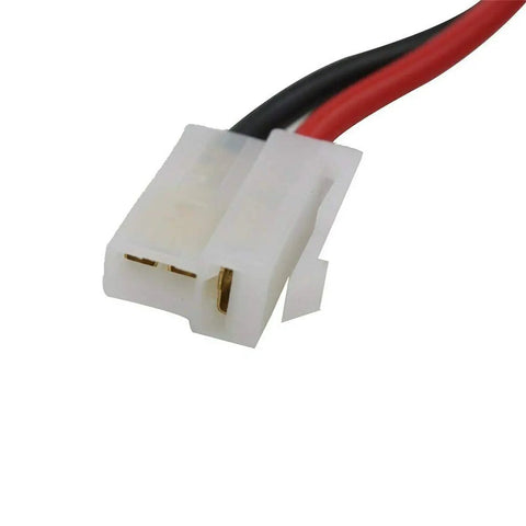 Close-up of connector on T Shape DC Car Power Cable for Mobile Radios 3 Meter with Inline Fuse and Blade Terminals, 15 Amp Rating, 13.8V DC