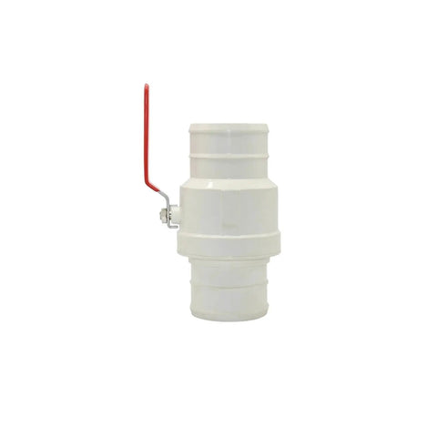 Plug And Play All In One 50/63/75/100mm Water Hose Connector Kit with Tap Tee Splitter and Straight Shut Off Ball Valve for irrigation fittings