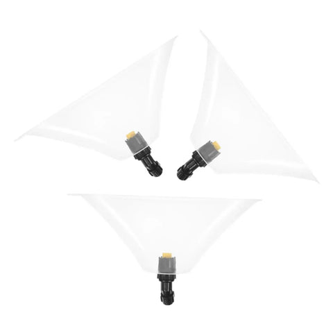 Set of 3 Drift Guard Spray Nozzles With Windproof Shield for Backpack Sprayers, Portable Mist Attachment