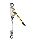 Industrial Grade Cable Come Along Ratchet Winch Hoist With Double Or Single Line Lift Capabilities One And One Eighth Ton Capacity