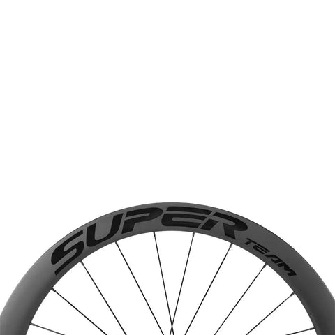 50mm Carbon Fiber Road Bike Wheelset Disc Brakes 700c Tubeless Ready 25mm Wide For Shimano 8 To 12 Speed Cassette Body UCI Approved