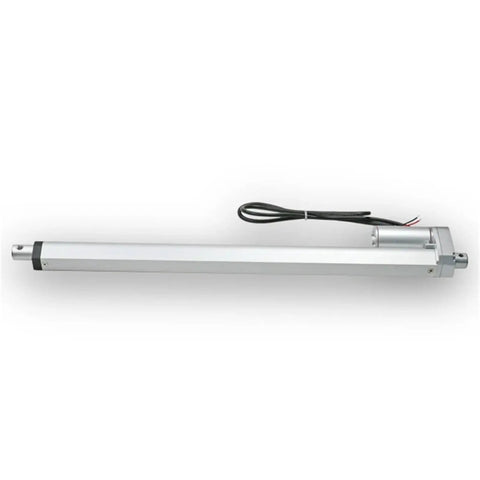 IP66 Waterproof Industrial Bed Linear Actuator Workhorse For 12V Or 24V Systems with silver finish and wiring