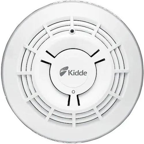Top Shelf Smart Optical Smoke Detector Crafted With Photoelectric Tech To Slap Down False Alarms And Let You Dial In Sensitivity Levels For Serious Peace Of Mind, white ceiling mount.