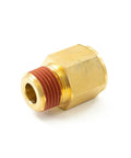 Half Inch Male NPT to Three Quarter Inch Push To Connect Brass Air Line Pneumatic Fitting DOT Rated Corrosion Resistant