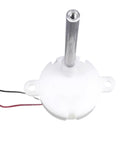Geared DC Motor For DIY Projects 3V 10RPM And 6V 21RPM With 65mm Output Shaft Quiet Running Low Noise High Stability 32mm Gearbox Front View