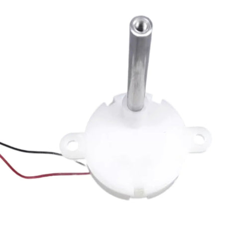 Geared DC Motor For DIY Projects 3V 10RPM And 6V 21RPM With 65mm Output Shaft Quiet Running Low Noise High Stability 32mm Gearbox Front View