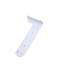 White Q235 steel Beefy L Shaped Wall Mount Bracket For Floating Shelves And Cabinets Heavy Duty Mount
