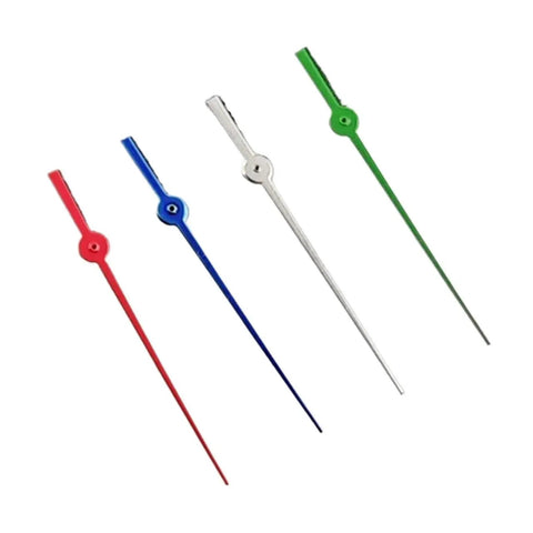 Watch Hands Set 12.5mm Single Second Hand For NH34 NH35 NH36 NH38 Movements Multicolor Silver Blue Green Red