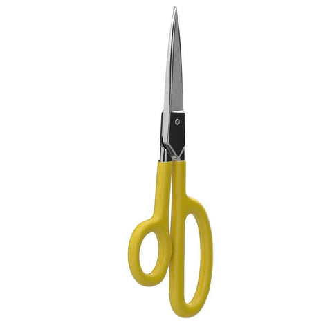 Top Notch Forged High Leverage Utility Shear 8 Inch Heavy Duty Scissors With Serrated Edge and Yellow Extended Handles