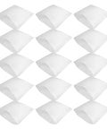 White EPE Foam Pouches Set Of 25 For Shipping Fragile Items And Glassware, shown in a grid layout for protective packaging.