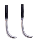Two Portable Reaping Hook For Weeding And Harvesting Lightweight Durable Gardening Tool With Sharp Edge Ergonomic One Handed Grip