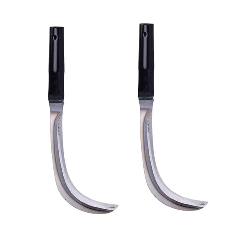 Two Portable Reaping Hook For Weeding And Harvesting Lightweight Durable Gardening Tool With Sharp Edge Ergonomic One Handed Grip