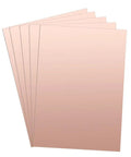 Five 70x50mm Double Sided Copper Clad FR4 PCB Boards, 2mm Thick, DIY Prototyping Kit For Makers And Electronics Nerds.