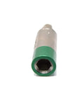 Small Torque Limiter For Gun Maintenance And Field Hunting Precision Screwdriver Attachment With Audible Click showing hex drive and green grip.