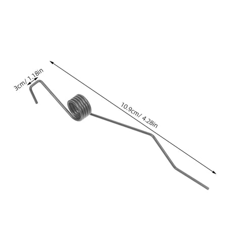 Upgrade Your Trash Bin With These 6 Black Iron Torsion Spring Replacement Kits Made For Kitchen Garbage Cans And Waste Baskets Featuring Quiet Operation Perfect For Home Or Office Use To Fix Broken Lids Fast. Black iron torsion spring, 10.9cm, 3cm hook